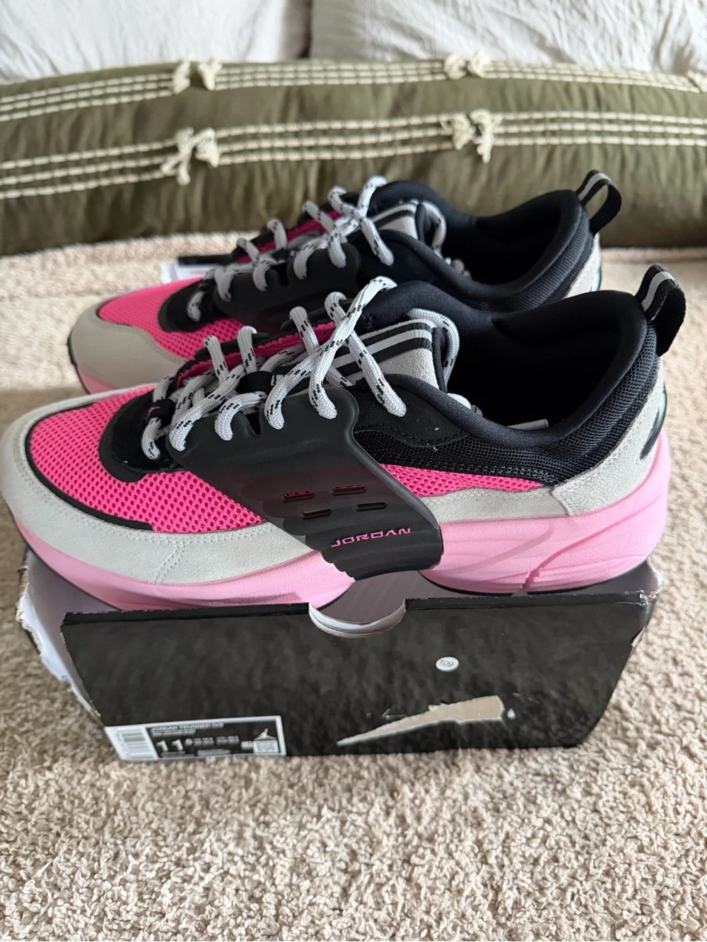 Jordan Trunner OGO Sneakers Pink Black Grey Mesh DA8022-006 Men's Size 11.5